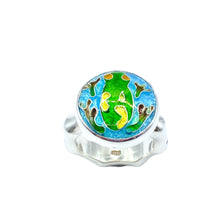 Load image into Gallery viewer, Cloisonné Frog RIng