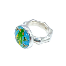 Load image into Gallery viewer, Cloisonné Frog RIng