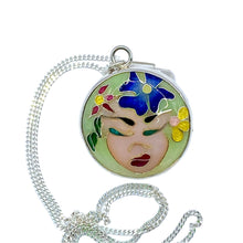 Load image into Gallery viewer, Cloisonné Little Miss Attitude Necklace