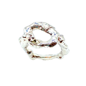 Liquid Lava Oval Ring