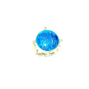 Cloisonné Mermaids Tail Ring