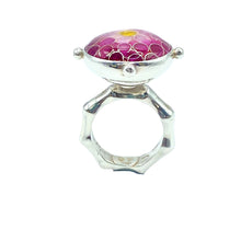 Load image into Gallery viewer, Cloisonné Crimson Cauldron Delight Ring