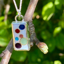 Load image into Gallery viewer, Cloisonnè Necklace - Playful Dots