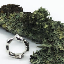 Load image into Gallery viewer, Liquid Silver Ring 04