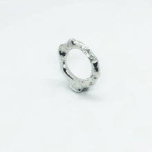 Load image into Gallery viewer, Liquid Silver Ring 06