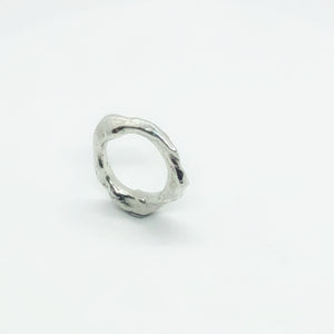 Liquid Silver Ring 07