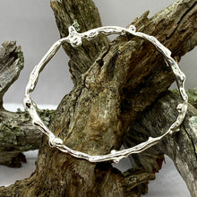 Load image into Gallery viewer, Liquid Silver Bangle - 01