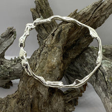 Load image into Gallery viewer, Liquid Silver Bangle - 03