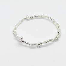 Load image into Gallery viewer, Liquid Silver Bangle - 01
