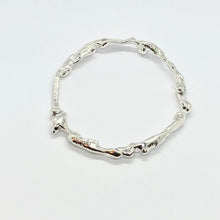 Load image into Gallery viewer, Liquid Silver Bangle - 02