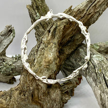 Load image into Gallery viewer, Liquid Silver Bangle - 02